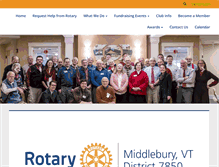 Tablet Screenshot of middleburyrotary.org